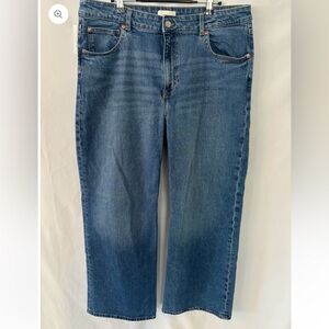 3 for $30👖 H&M Straight Wide Leg Denim | Sz 33 or 16 (j152n19)